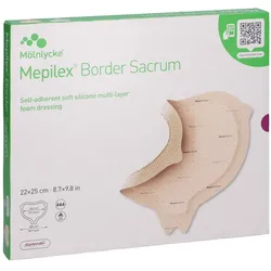 Mepilex Border Sacrum Schaumverb.22x25 c 5 St