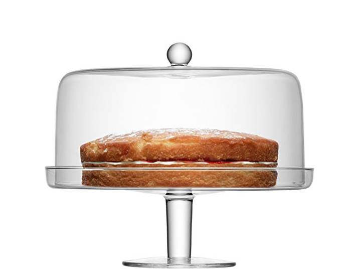 L.S.A. Cake Standaard, Glas, Helder, Cakestand 33 cm/Cover