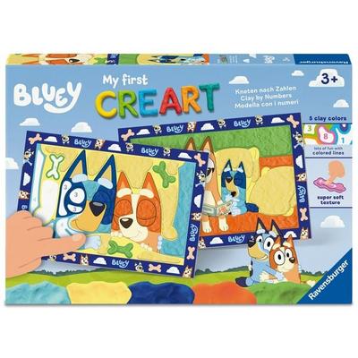 My First CreArt, Kneten nach Zahlen - Gute Nacht, Bluey!
