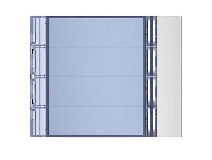 Cache BTICINO pour modules d'appel SFERA en aluminium\, 4 boutons d'appel\, couleur : Allmetal\, 1 pièce.