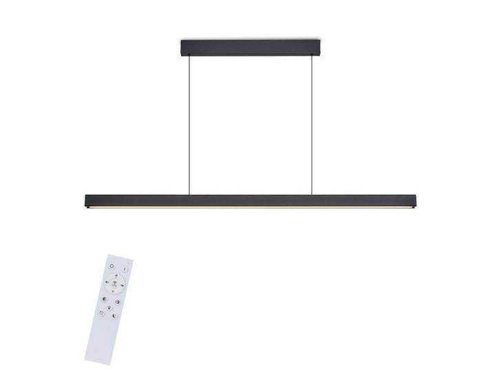 ZMH LED Pendelleuchte Haleq 148.5/4.6/4.6 cm, Schwarz, Metall, Mode, LED integrated, 5x4.6x148 cm, Lampen & Leuchten, Innenbeleuchtung, Hängeleuchten, Pendelleuchten