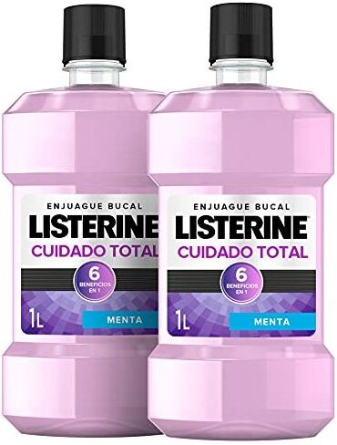 Listerine Cuidado Total Duplo Sabor Menta 2 x 1 L