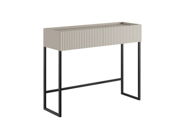Mirjan24 Konsolentisch Como 2Sz, Kaschmir, Metall, Rechteckig, 100x80x32 cm, Wohnzimmer, Wohnzimmertische, Konsolentische