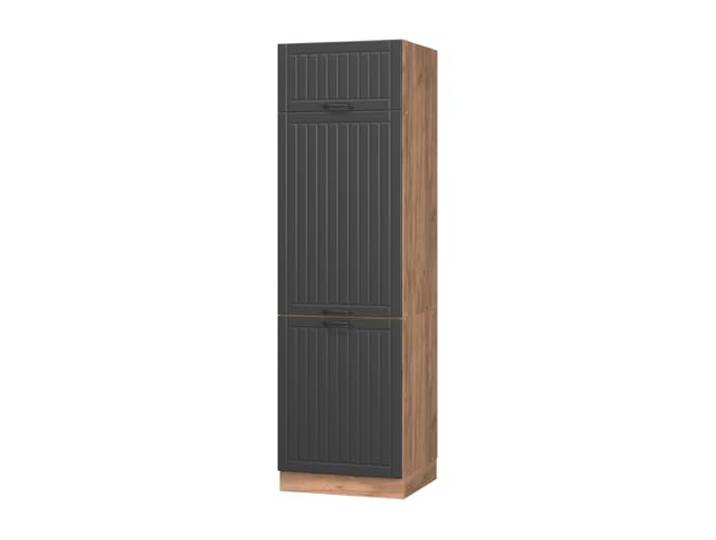 Vicco Kühlumbauschrank Fame-Line, Dunkelgrau, 60 cm