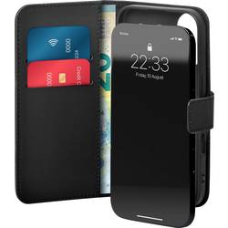 sbs mobile Flip Case Apple iPhone 16 Schwarz Handy Flip Case, mit Magnet-Modul, Standfunktion PUIPC1661BOOKC8BLK