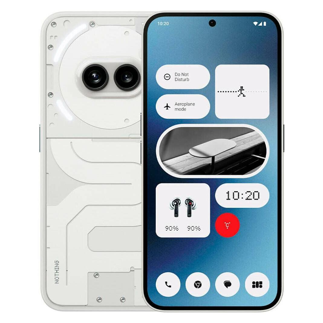 Nothing Phone (2a) (256 GB, Weiss, 6.70", Dual SIM, 5G) (A10400048)