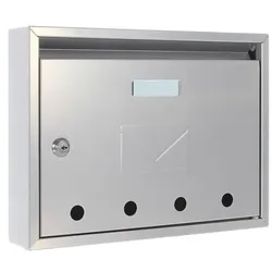 Rottner Briefkasten »IMOLA« silber, 32x24x6 cm