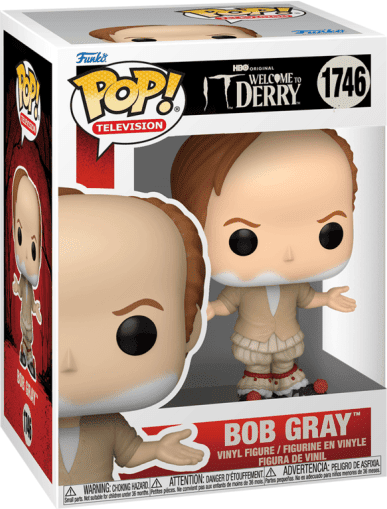 Funko Pop! Vinyl - It: Welcome to Derry - Bob Gray, Officially Licensed, 4.2 in (10.7 cm) Tall