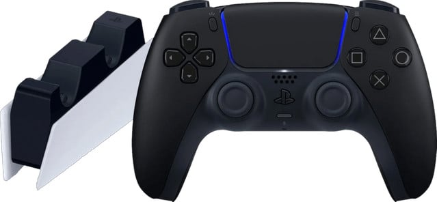Sony PlayStation 5 DualSense draadloze controller Midnight Black met oplaadstation