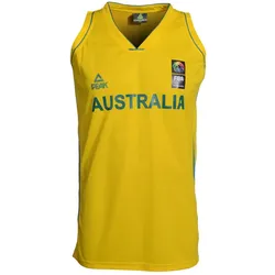 PEAK Australien Basketballtrikot 20244 - gelb M