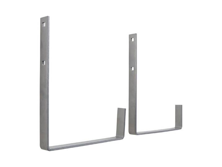 Kistenhalter für Balkon 4.5 × 19.5 × 22 cm 2 Stück