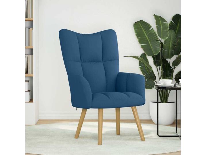 vidaXL Fauteuil relax bleu Tissu