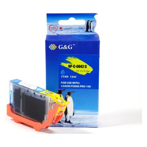 G&G Patrone kompatibel Canon CLI-42C/6385B001 Cyan (C) (10279)