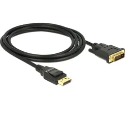 DeLOCK 85313 Videokabel-Adapter 2 m DisplayPort DVI-D Schwarz
