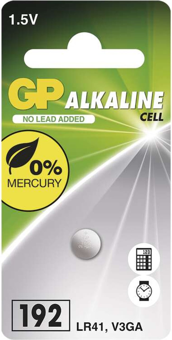 GP Batteries Knopcelbatterij LR41 192F