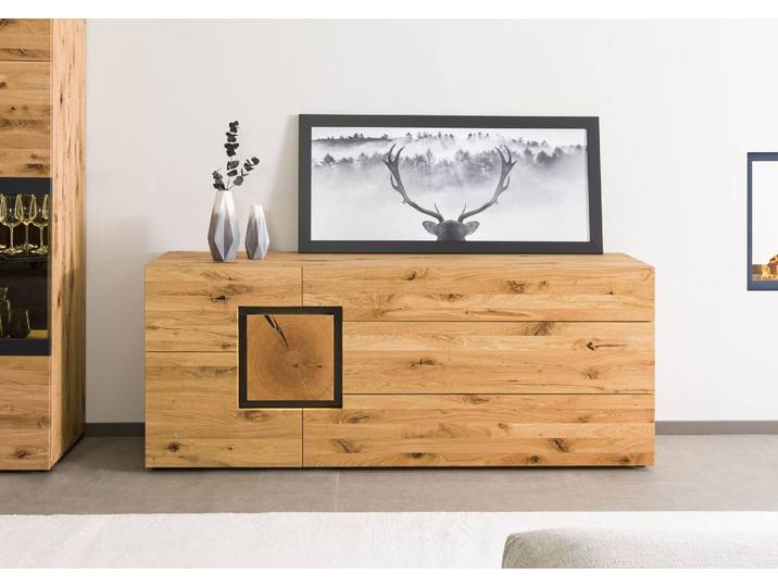 Sideboard Wildeiche 196,5x43,5x80 natur geölt/lackiert KITZBÜHEL #127
