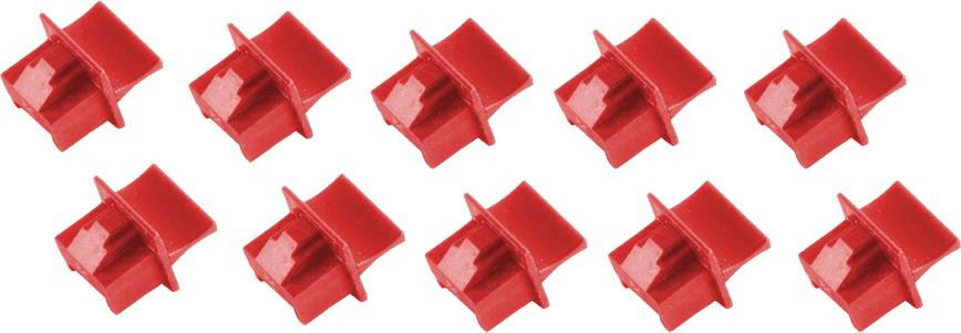 Shiverpeaks Staubbescherming voor RJ45 koppelingen, rood, BS08-01022-10