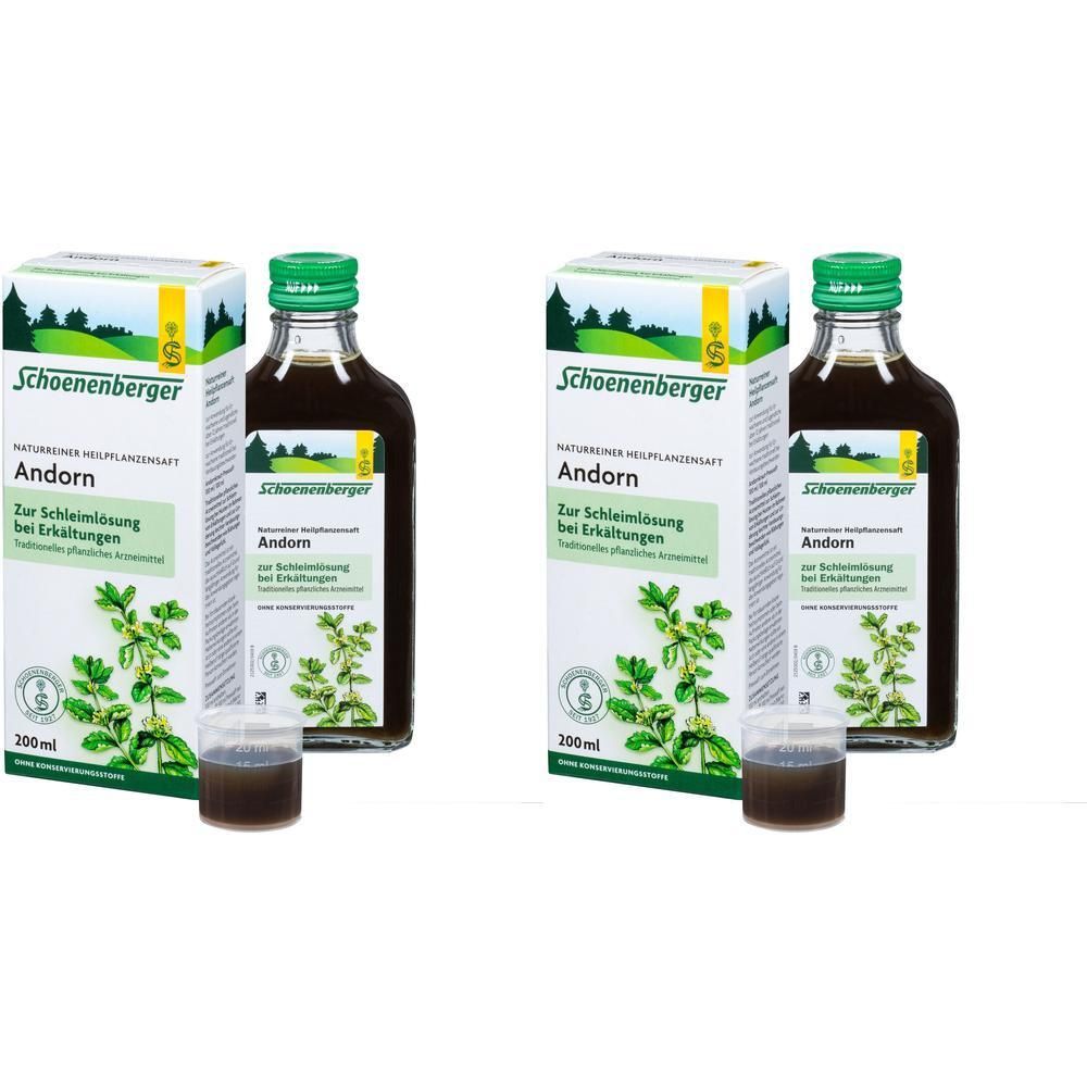 Andorn Saft Schoenenberger 2x 2x200 ml