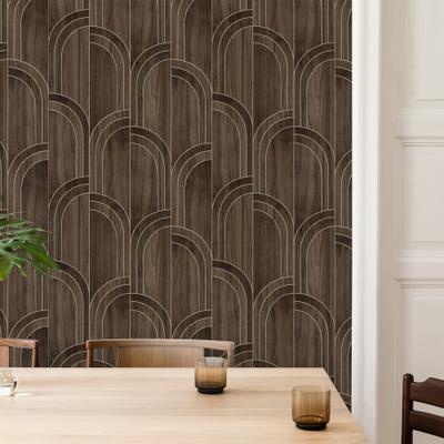Vliestapete SUBLIME "MODELLA WOOD WALNUT", braun, B:0,52m L:10m, Vlies, Tapeten, Design Tapeten