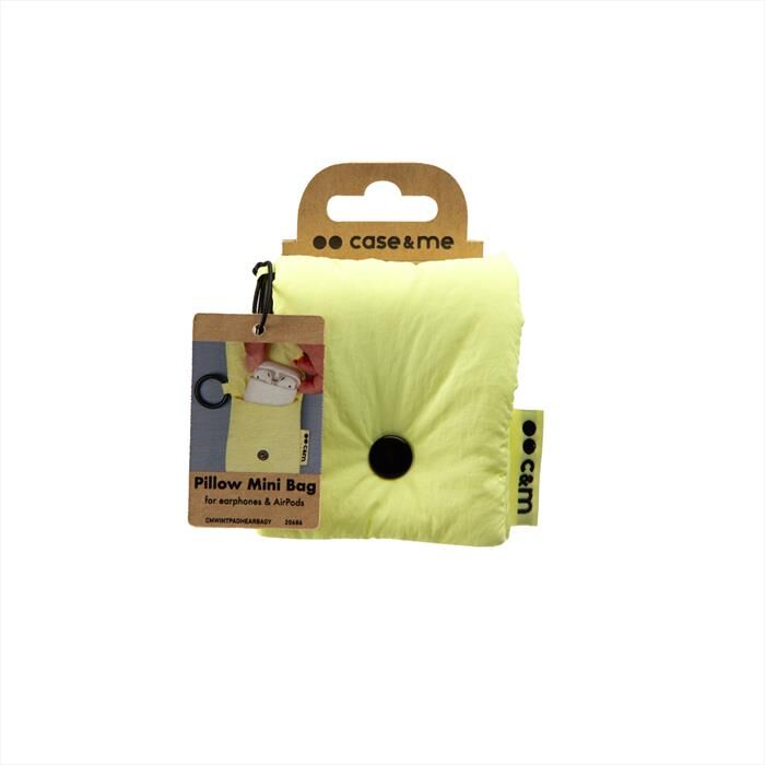 CASEME Borsa/tasca Imbottita Per Auricolari-giallo
