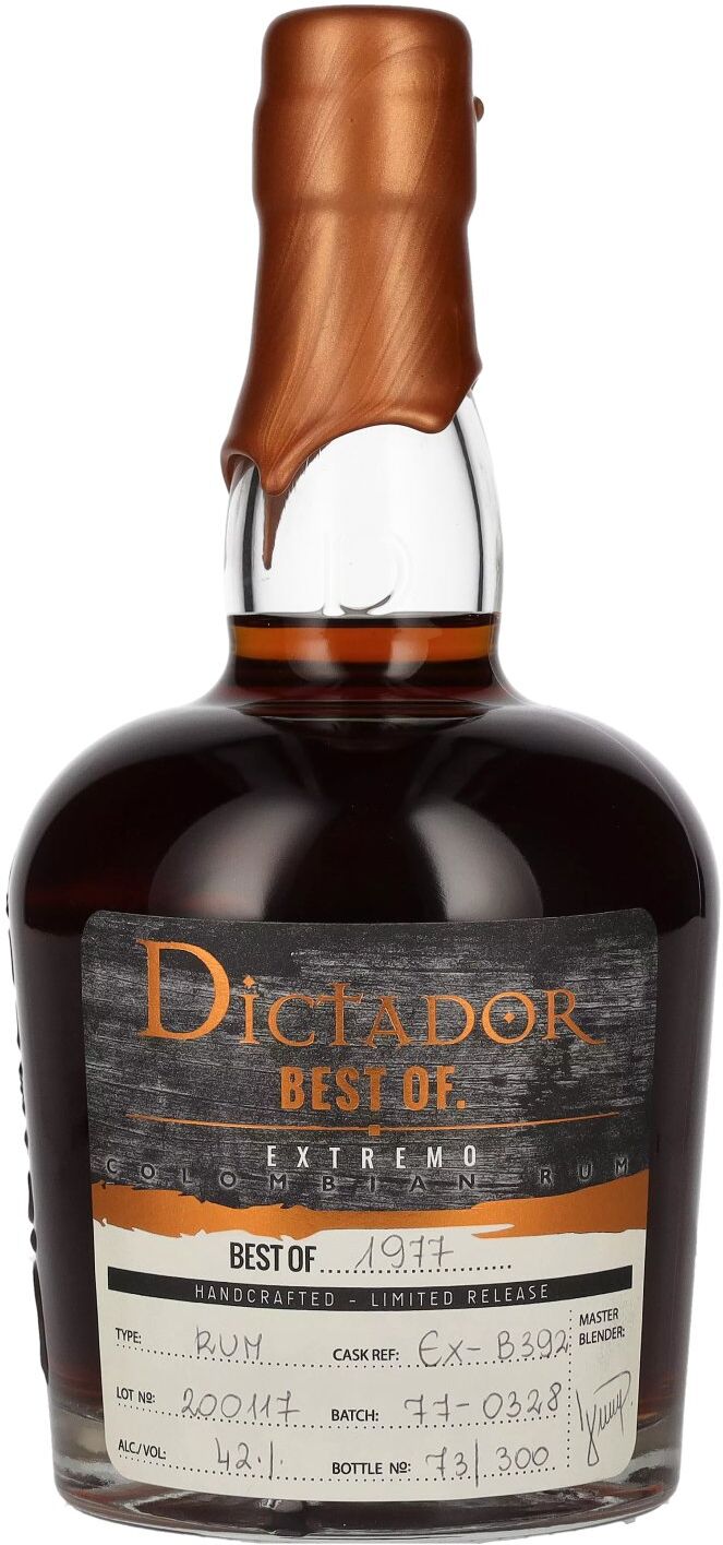 Dictador Rum Dictador BEST OF 1977 EXTREMO Rum 42% Vol. 0,7l