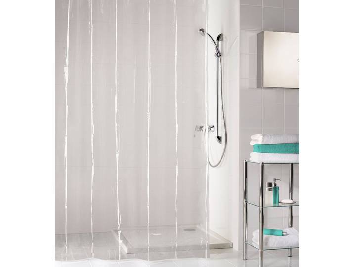 Duschvorhang KLEINE WOLKE Claro , transparent, B:180cm H:200cm, Polyethylen-Vinylacetat (PEVA), Duschvorhänge, Duschvorhang, Höhe 200 cm