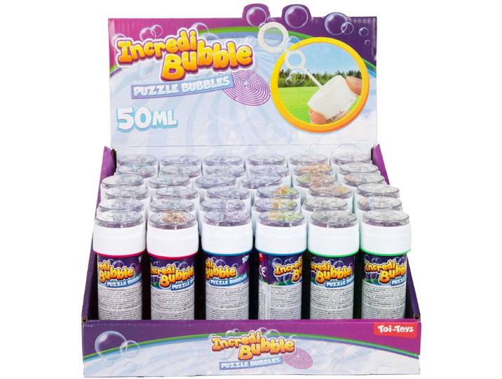 Toi-Toys Bellenblaas - Set van 36 flesjes 50 ml - Multi kleuren (set van 36)