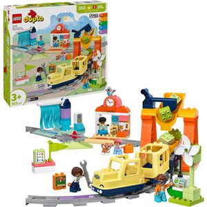 LEGO-DUPLO 10428 Große interaktive Eisenbahn, ab 3 Jahre, 103 Teile