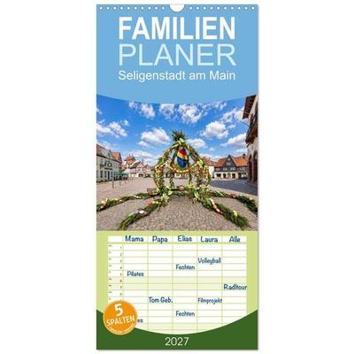 Familienplaner 2027 - Seligenstadt am Main mit 5 Spalten (Wandkalender, 21 x 45 cm) CALVENDO