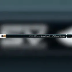 FABER-CASTELL Faber Castell Aquarellstift A.Dürer 3,8 mm schwarz