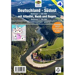 Wassersport-Wanderkarte WW4 Jübermann Verlag
