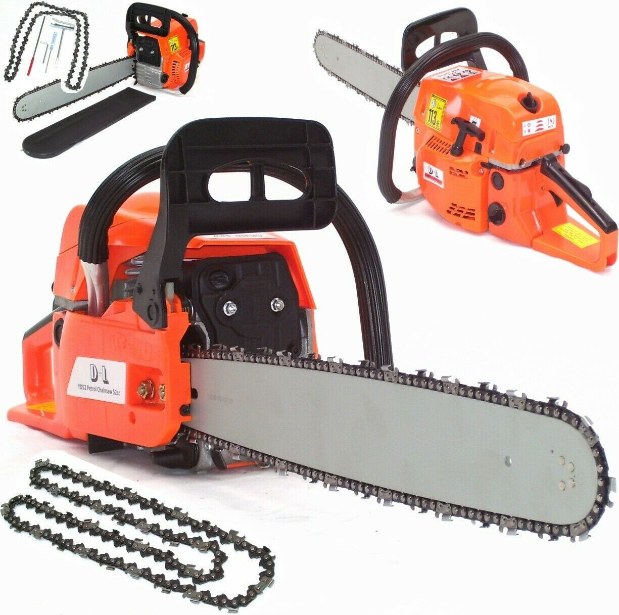Apex Benzinemotorzaag 52ccm 3 pk