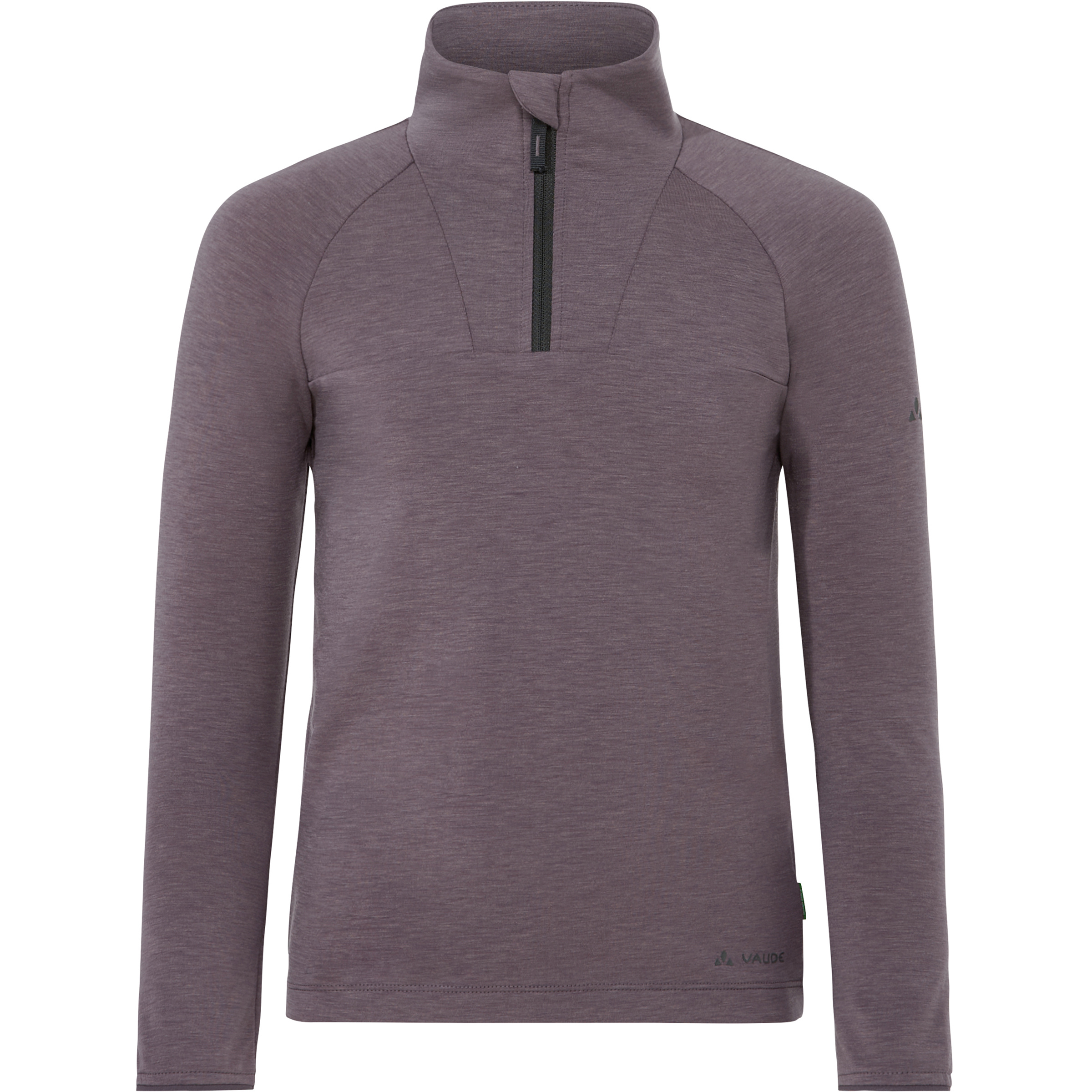 Vaude Rokua Half Zip Kinder Pullover lila Größe 134 Trekking Atmungsaktiv