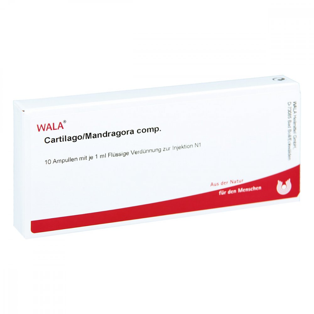WALA Heilmittel GmbH Cartilago/mandragora compositus Ampullen 01751139