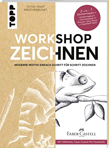 Christin Stapff - Workshop Zeichnen: Moderne Motive Schritt für Schritt zeichnen. Mit Original Faber Castell Pitt Pastellstift - Preis vom 09.10.2026 07:28:09 h