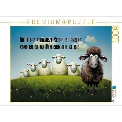 CALVENDO Puzzle Schwarzes Schaf | 1000 Teile Lege-Größe 64x48cm Foto-Puzzle für glückliche Stunden, Sonstige von , Calvendo Puzzle
