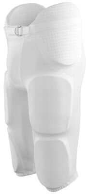 Augusta Sportswear AG9600 Gridiron Integrated Football Pant in White size XL   Polyester 9600
