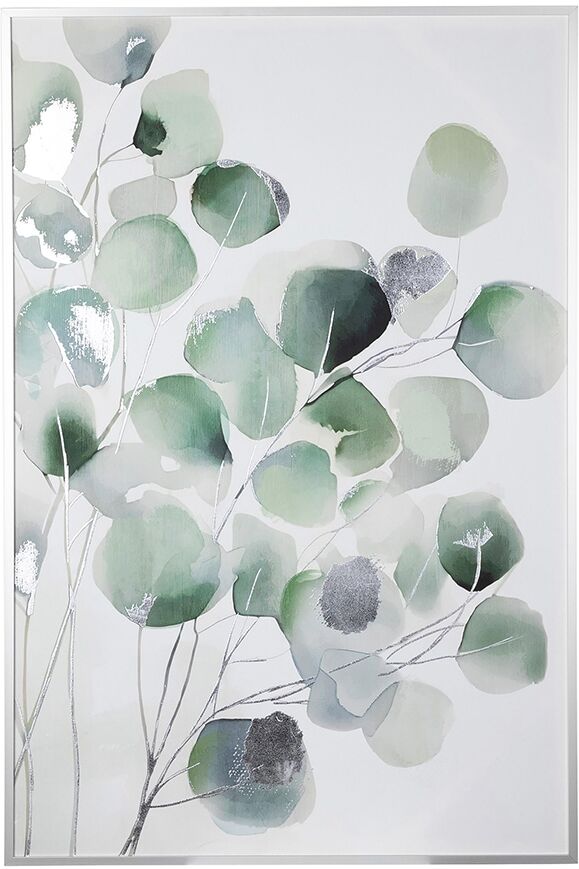 Wandbild FINK "FEO", grün (farbe bild(er): grün), B:60cm H:90cm T:4cm, Aluminium, Bilder, Wandbild farbe bild(er): grün B/H/T: 60cm x 90cm x 4cm, 1 Stk.
