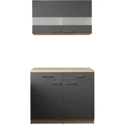 Buffet MERLE Grau/Eichefarben