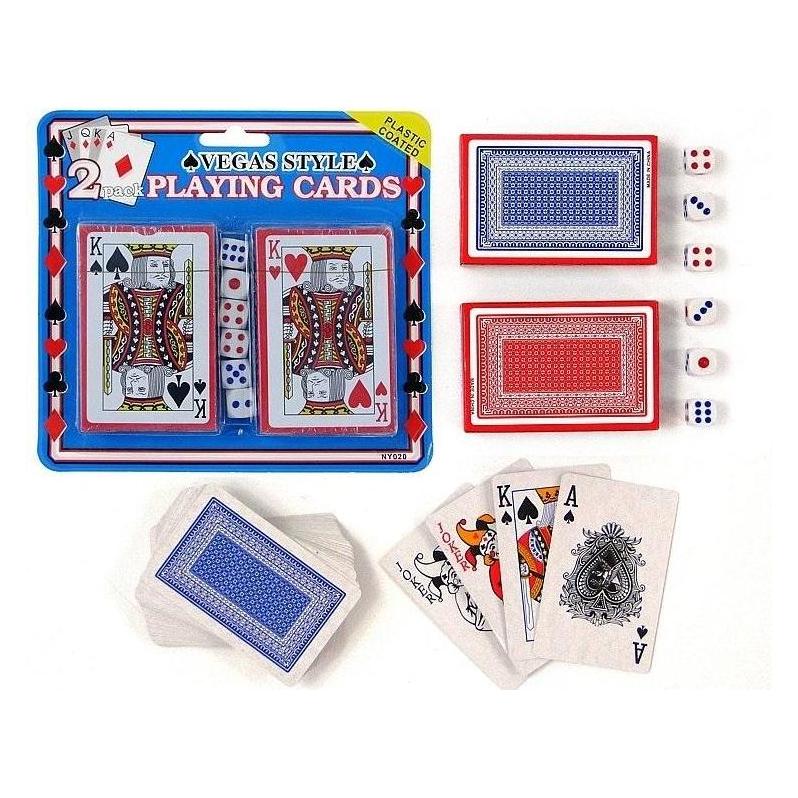 Adar Spielkarten 2 Decks + Würfel (41373130)