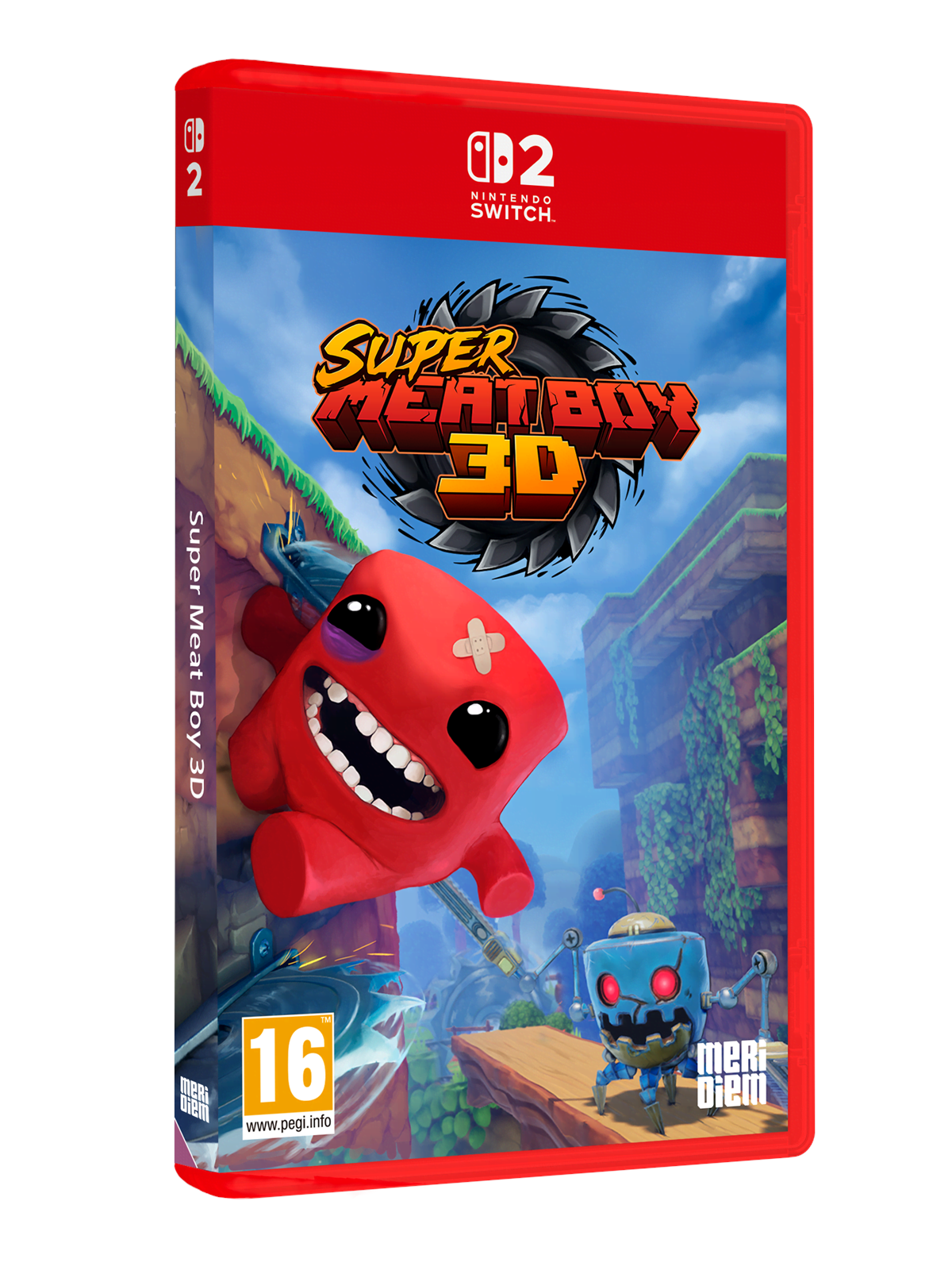 Super Meat Boy 3D - Nintendo Switch 2 - Platformer - PEGI 16