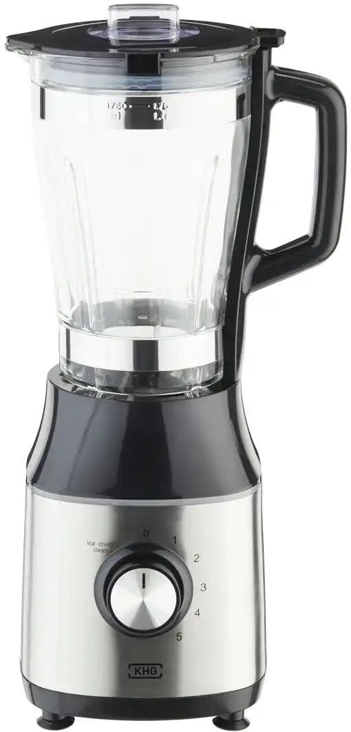 KHG Standmixer  STA-1001SE ¦ schwarz ¦ Edelstahl,Kunststoff,Glas ¦ Maße (cm): B:
