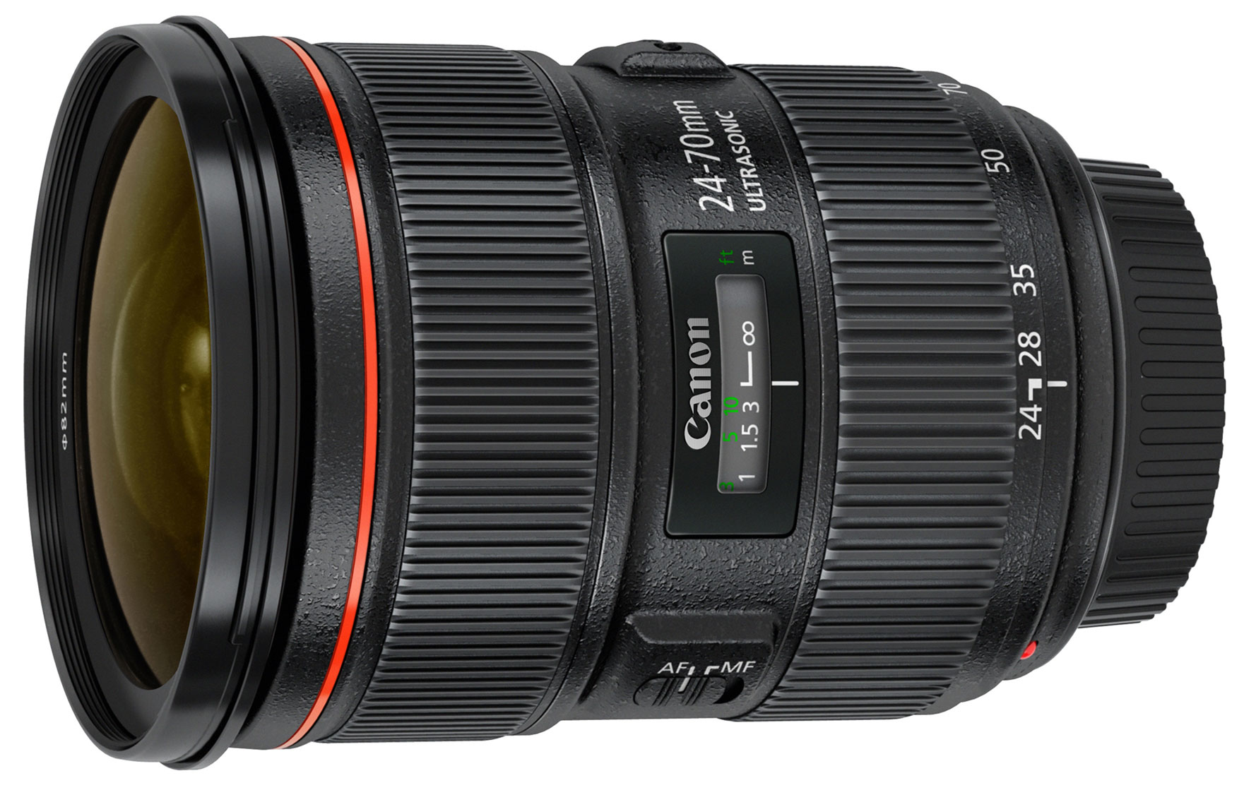 Canon EF 24-70mm f/2.8L II USM, Standard zoom, 18/13, 24 - 70 mm, Canon EF, Schwarz