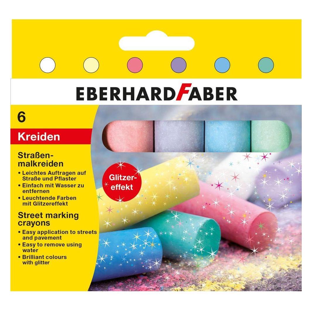 EberhardFaber Strassenmalkreide Glitzer (6x) (526504)