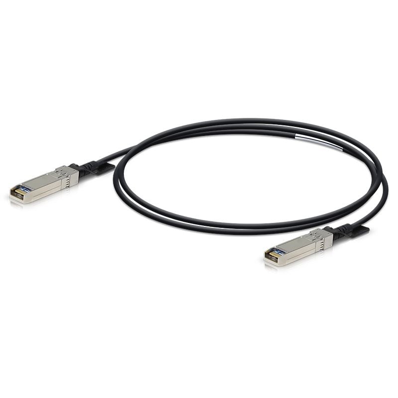 Ubiquiti UniFi 100G Direct Attach Cable 1 m - QSFP28 DAC-Kabel für 40/100 Gbit/s Hochgeschwindigkeitsverbindungen (UACC-DAC-QSFP28-1M)