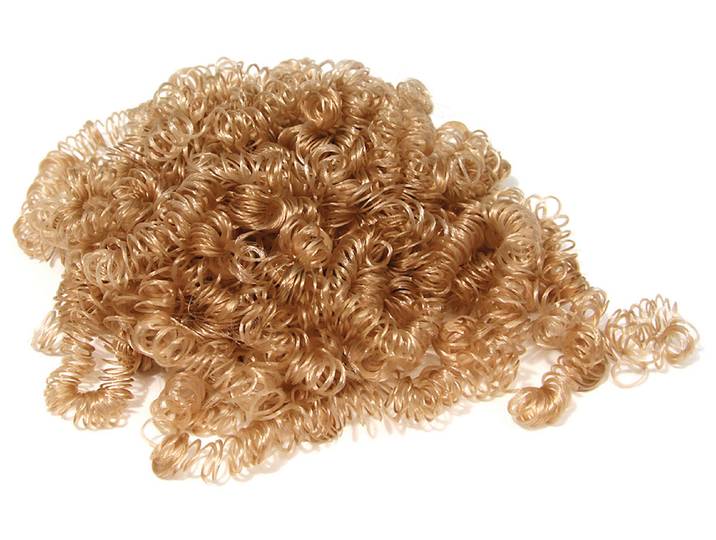 Rayher Mini-Kunsthaarlocken Blond 14 g