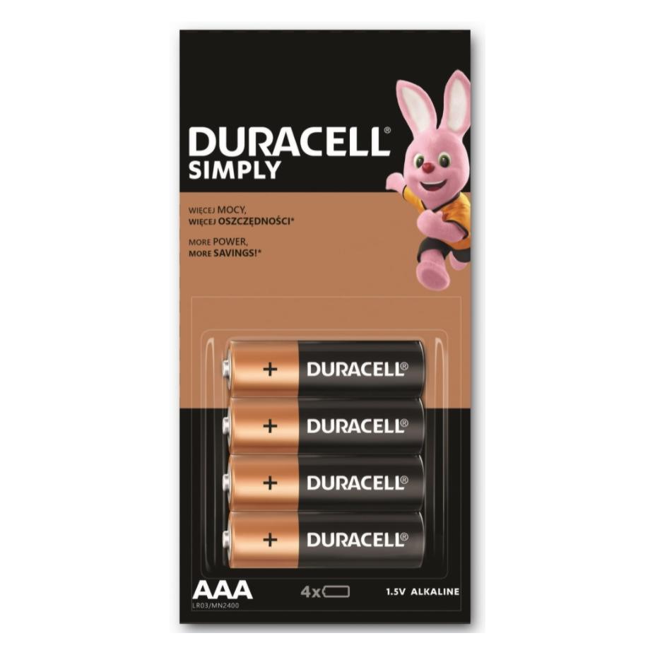 Duracell LR03 Einwegbatterie AAA Alkaline (4 Stk., AAA) (BALDRCBAT0070)