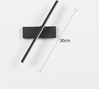 Uplift Picks Modern Rotatable LED Wall Light Adjustable Bedside Reading Lamp nature White (3500 5500k) 50 Cm white