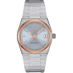 Tissot PRX Powermatic 80, Automatikuhr, Goldlünette 35mm Herrenuhr T931.207.41.351.00