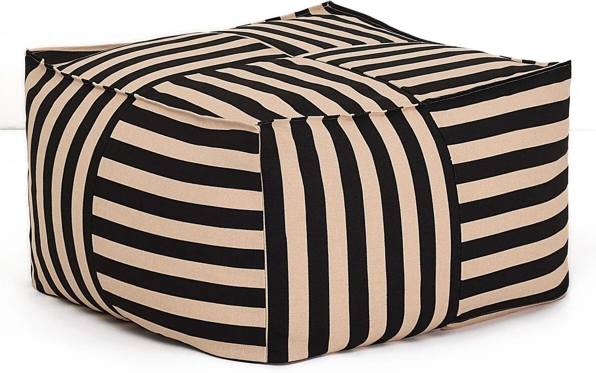 Nobodinoz Pouf ottoman Otto Noir taille unique